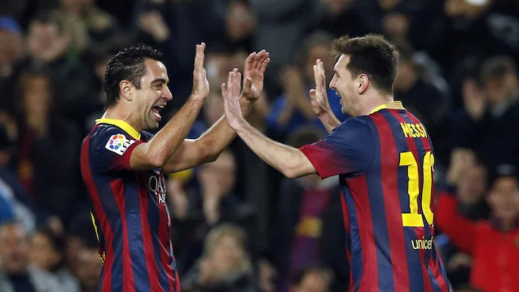 xavi messi
