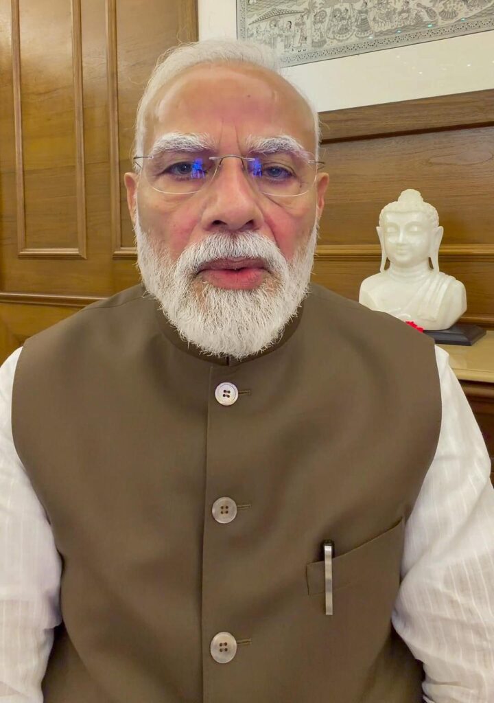 Passage of Exam Bill a Move to Make the System More Robust: PM Modi prime minister narendra modi speaks after parliament cleared the anti paper leak bill, in new delhi.