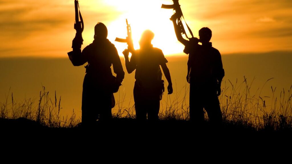 vbk stock terrorists militants terrorism isis al qaeda istock 106492379