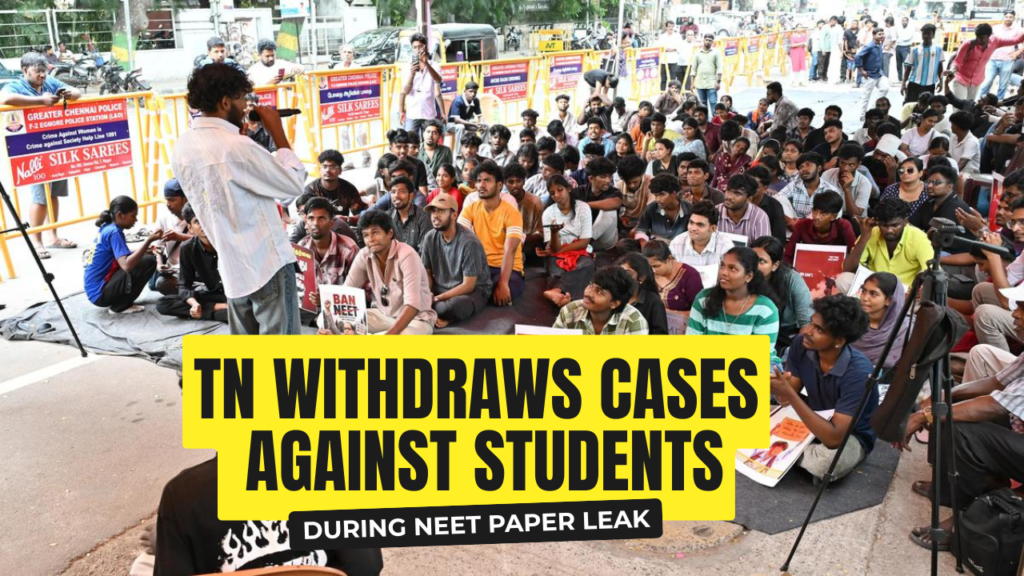 Tamil Nadu Government to Withdraw All Cases Registered Against Students in Anti-NEET Protests tn withdraws cases against students during neet paper leak