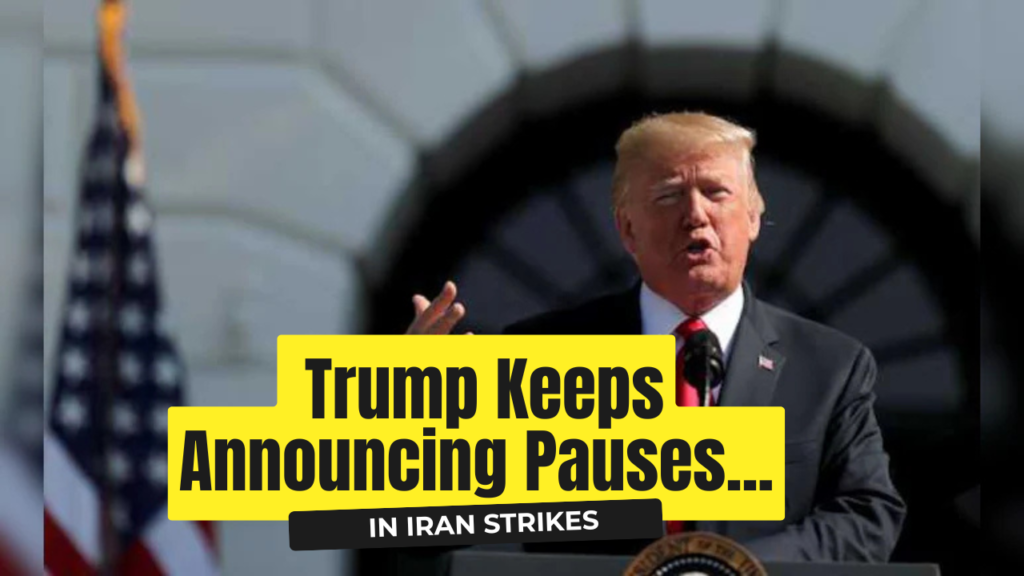 Trump Keeps Announcing Pauses in Iran Strikes, But the Attacks Keep Coming trump keeps announcing pauses in iran strikes