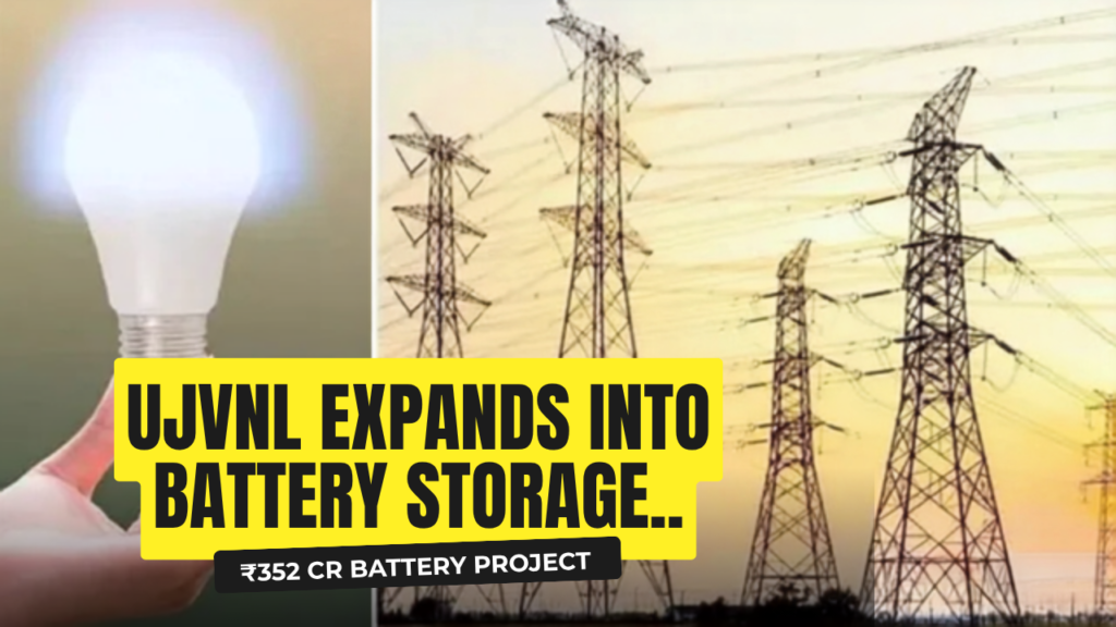 UJVNL to Build ₹352 Crore Battery Storage Project Near Chilla Hydro Plant ujvnl expands into battery storage