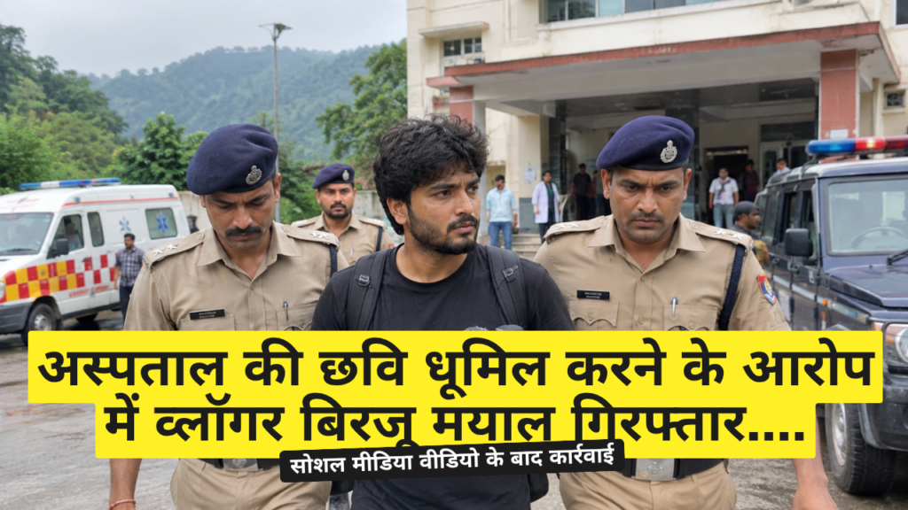 रामनगर के व्लॉगर गिरफ्तार, अस्पताल की छवि खराब करने का आरोप अस्पताल की छवि धूमिल करने के आरोप में व्लॉगर बिरजू मयाल गिरफ्तार..